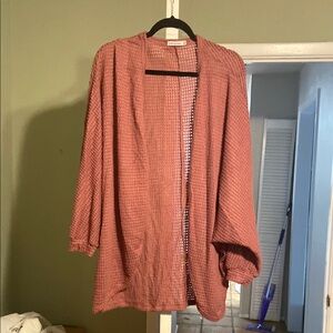 Women's Pink Cardigan Sweater